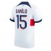 Tanie Strój piłkarski Paris Saint-Germain Danilo Pereira #15 Koszulka Wyjazdowej 2023-24 Krótkie Rękawy